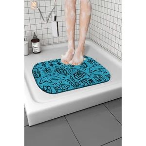 Paspas Yap Desenli Banyo Paspası Kaymaz Taban Yumuşak Esnek  Paspas Islak Zemin Hijyenik Paspas (40X60 Cm)