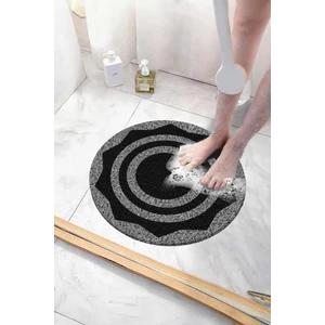 Paspas Yap Yuvarlak Banyo Paspası Kaymaz Taban Su Emici Paspas Islak Zemin Hijyenik Paspas 50X50