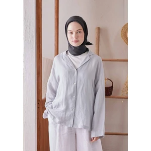 Fresh Scarfs Pamuk Ipek Eşarp Antrasit