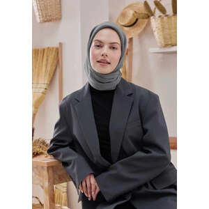 Fresh Scarfs Pamuk Ipek Eşarp Metalik Gri