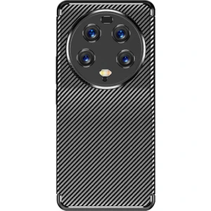 Heptek İletişim Xiaomi Mi 13 Ultra Kılıf Kamera Çıkıntılı Karbon Fiber Dokulu Renk Atmaz Koruyucu Kapak (Negro)