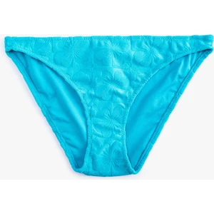 Çiçek Dokulu Bikini Altı Normal Bel