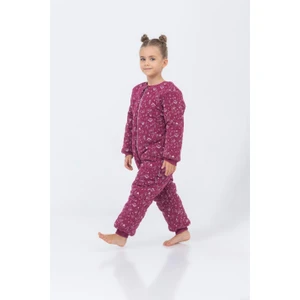 Kız Erkek Çocuk Kalın Elyaf Dolgulu 2.5 Tog Desenli Uyku Tulumu