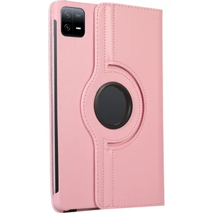 Xiaomi Mi Pad 6 Kılıf Kapaklı Standlı 360 Dönebilen Koruma Dn2 Pembe