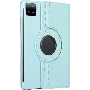 Xiaomi Mi Pad 6 Kılıf Kapaklı Standlı 360 Dönebilen Koruma Dn2 Mavi