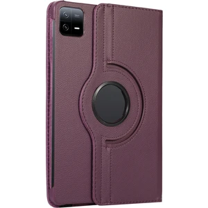 Xiaomi Mi Pad 6 Kılıf Kapaklı Standlı 360 Dönebilen Koruma Dn2 Mor