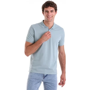 Mavi Comfort Fit Düz 100% Pamuk Polo Yaka Tişört