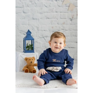 Erkek Bebek Kanguru Cepli Kaşkorse Tulum