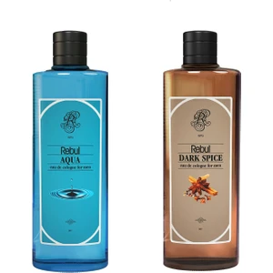 Kolonya Aqua 250 ml + Dark Spice 250 ml