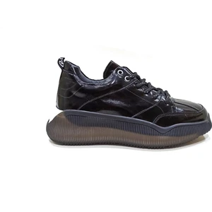 Lucıano Bellini Siyah Deri Erkek Sneaker Ayakkabı