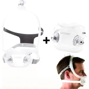 Respironics Dreamwear Full Face Cpap Maskesi + Yedek Silikon ( Large+Mediumwest )