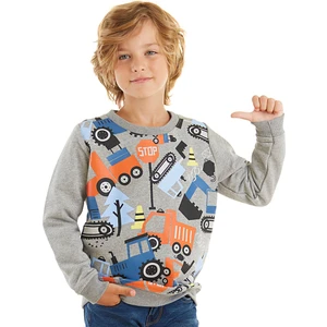 Sevimli Arabalar Erkek Çocuk Sweatshirt