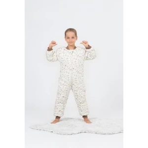 Kız Erkek Çocuk Kalın Elyaf Dolgulu 2.5 Tog Desenli Uyku Tulumu