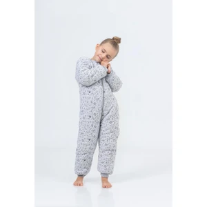 Kız Erkek Çocuk Kalın Elyaf Dolgulu 2.5 Tog Desenli Uyku Tulumu