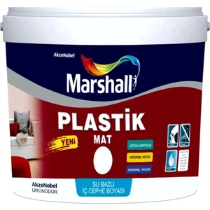 Plastik Mat Silinebilir İç Cephe Boyası Beyaz 2,5 Lt (3,5 Kg)
