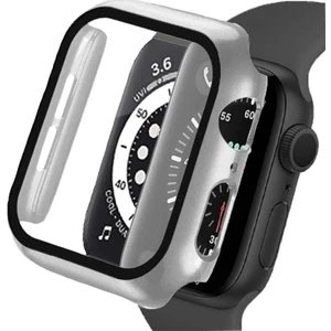 Binano Apple Watch 44MM Sense Kasa ve Ekran Koruyucu Gümüş