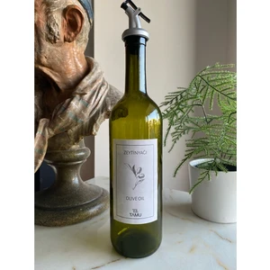 Favori Mutfak 750 ml Cam Zeytinyağı Şişesi Yağdanlık 1 Adet