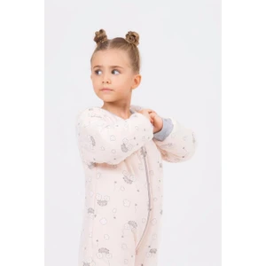 Kız Erkek Çocuk Kalın Elyaf Dolgulu Premium Kalite 2.5 Tog Desenli Uyku Tulumu