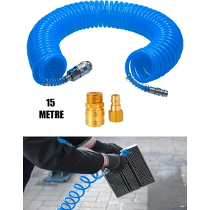 Germany Style Profesyonel Yüksek Kaliteli 15 Metre Spiral Hortum Recor Seti