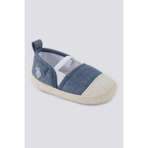 U.S. Polo Assn. Striped Drawstring Lacivert Bebek Ayakkabı