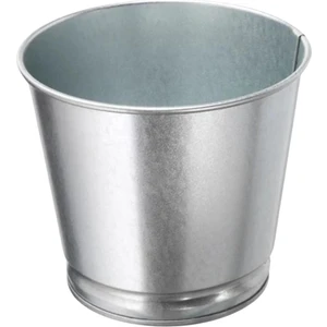 Metal Saksı Paslanmaz Çelik Bitki Saksısı Kaktüs Saksı 9 No