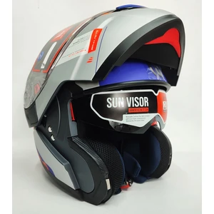 mt Atom Sv Gorex C12 Mat Tıtanıum Çene Açılır Kask Güneş Vizörlü