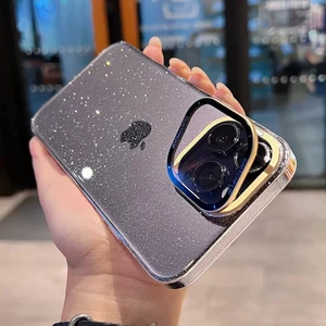 Apple iPhone 14 Pro Max Telefon Kabuğu Kamera Protection Kapaklı Kickstand ile Parlak Sert Pc Kılıfı (Yurt Dışından)