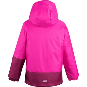 Wedze Sıcak Tutan ve Su Geçirmez Çocuk Kayak Montu - Pembe - 100
