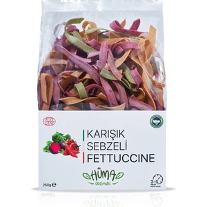 Hüma Organik Karışık Sebzeli Fettuccine