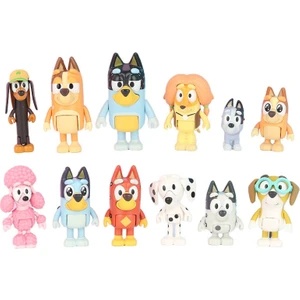 Hot Shopping 12'li Bluey Friends Collie Oyuncak Seti (Yurt Dışından)