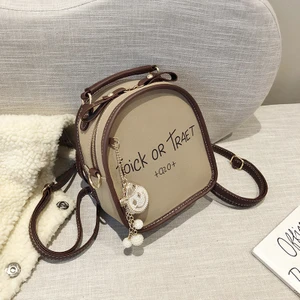 Omuz Çantası Kadın Küçük Çanta Trendy Ins Moda Tüm Maç Messenger Çanta Mini Küçük Sırt Çantası Kore Versiyonu (Yurt Dışından)