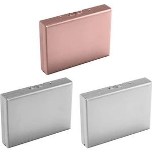 Mini Alüminyum Kredi Kartı Tutucu - Şık Metal Cüzdan (Yurt Dışından)