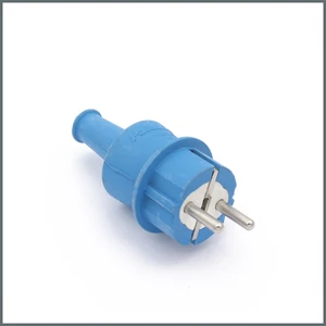 Schuko Kauçuk Fiş IP44 250V 2P+E 10/16A