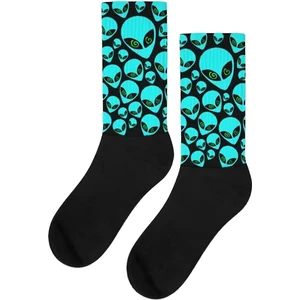 Carnaval Socks Uzaylı Desenli Renkli Spor Çorap