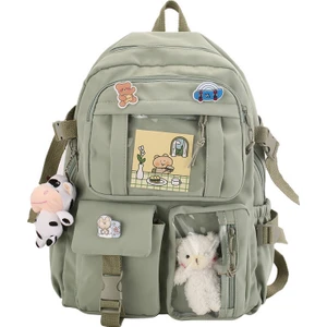 Enjovdery Kawaii Öğrenci Sırt Çantası Kadın Büyük Kapasiteli (Yurt Dışından)