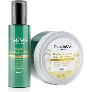 Saç Onarıcı Yoğun Bakım Paketi (Doğal Saç Maskesi 200 ml & Doğal Saç Bakım Yağı 100 ml)