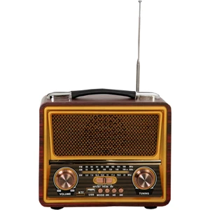 CM-821BT Büyükboy Dekoratif Nostaljik Radyo, Usb+Tf Card Okuyuculu, Telefon Tutucuklu, Müzik Çalar