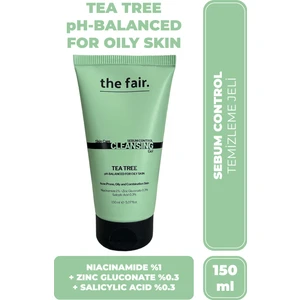 the fair. Çay Ağacı Ve Salisilik Asit İçerikli Sebum Dengeleyen Yağlı Ciltler İçin Vegan Yüz Yıkama Jeli 150 Ml