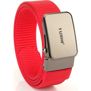 120 cm Erkek Bel Kemeri - Kırmızı (Yurt Dışından)