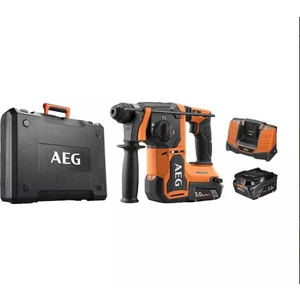 Aeg Bbh 18BL2-502C 18V 5AH Çift Akülü Kömürsüz Kırıcı Delici