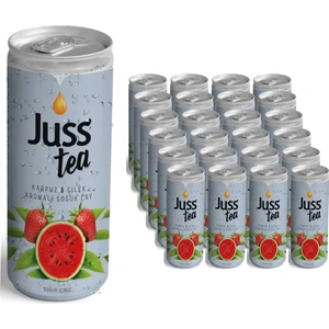 Jusstea Karpuz Çilek Aromalı Soğuk Çay 250ML X24 Adet