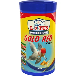 Lotus Goldy Mix 2 x 250 gr Yüksek Protein Japon Balığı Yemi ve 100 ml Lotus Gold Red