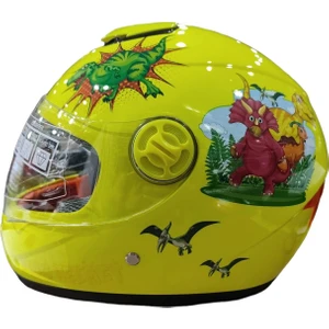 Mts SY118 Çocuk Kaskı Dino Sarı