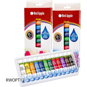 Red Apple  Su Bazlı Yağlı Boya 12 Renk x 12 ml