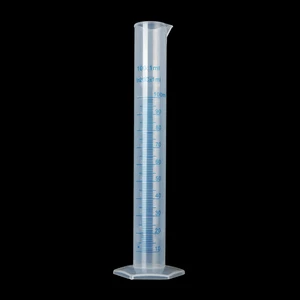 Mezür 100 ml Ölçü Kabı Plastik Şeffaf Uzun Form