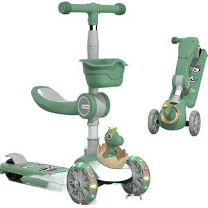3'ü 1 Arada Katlanabilir Bebek Scooter'ı (Yurt Dışından)