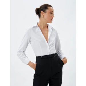 Slim Fit Gömlek Uzun Kollu Düğmeli Basic