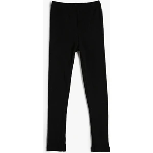 Basic Tayt Ribanalı Beli Lastikli Yumuşak Dokulu