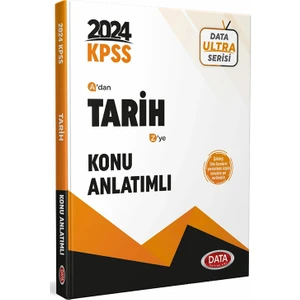 Data Yayınları 2024 KPSS Ultra Serisi Tarih Konu Anlatımlı