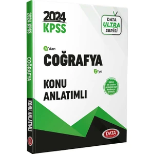 Data Yayınları 2024 Ultra Serisi KPSS Coğrafya Konu Anlatımı